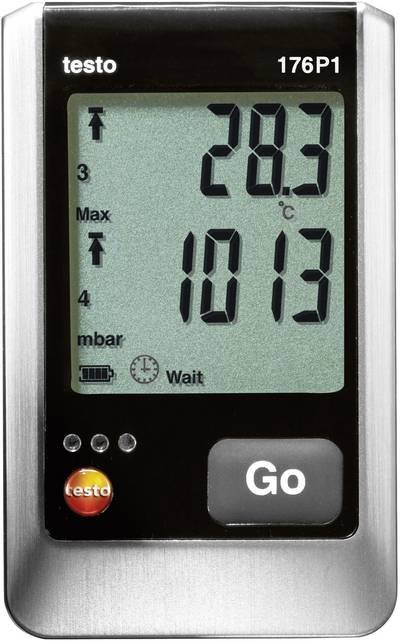 testo 0572 1767 176 P1 Multi-Datenlogger Messgröße Temperatur, Luftdruck, Luftfeuchtigkeit -40 bis 70 °C 0 bis 100 % rF