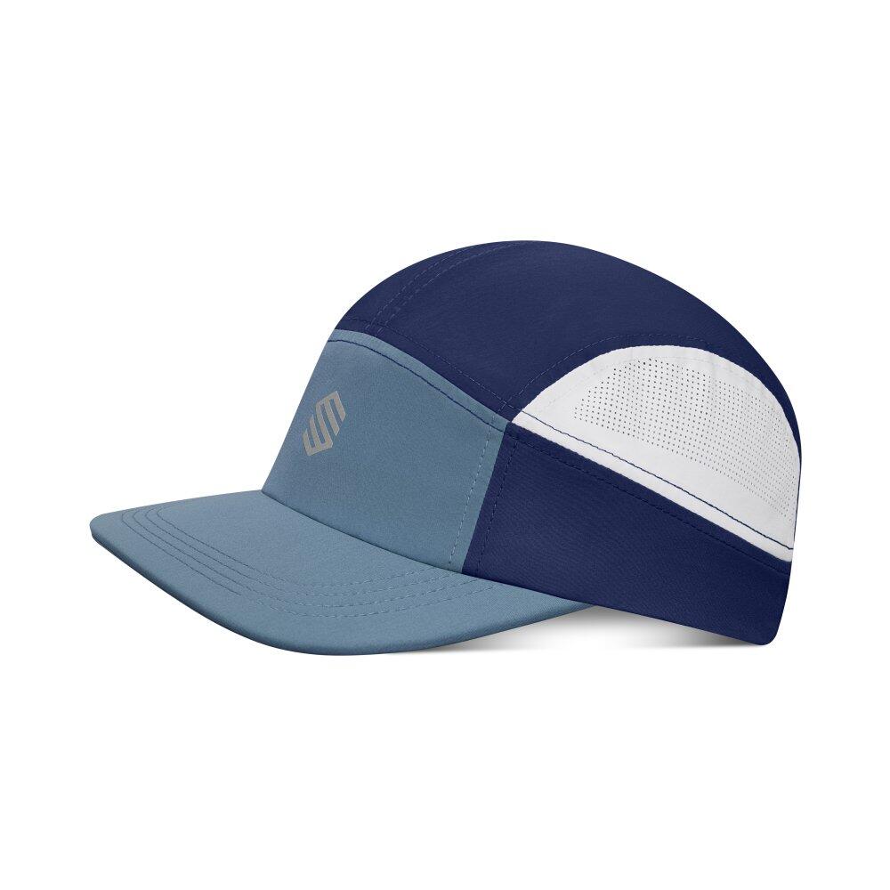 SIROKO Gorra running 5 paneles fitness Hombre y Mujer Sprint Cobalt Blue Azul