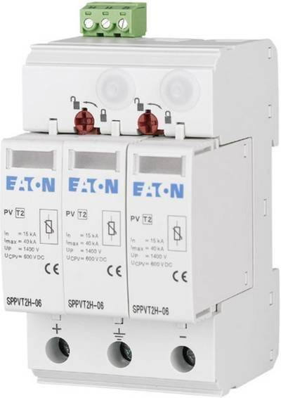 Eaton 176093 SPPVT2H-06-2+PE-AX Überspannungsschutz-Ableiter Überspannungsschutz für: Verteilerschrank 15 kA 1 St.