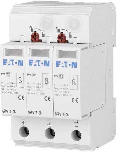 Eaton 176088 SPPVT2-06-2+PE Überspannungsschutz-Ableiter Überspannungsschutz für: Verteilerschrank 15 kA 1 St.