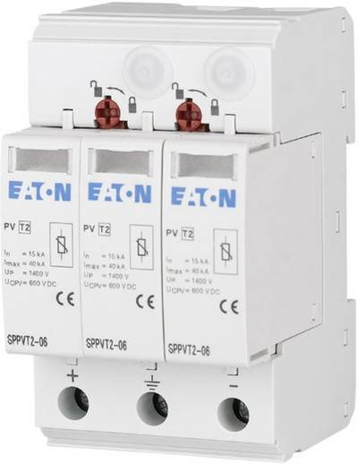 Eaton 176087 SPPVT2-06-2+PE-AX Überspannungsschutz-Ableiter Überspannungsschutz für: Verteilerschrank 15 kA 1 St.