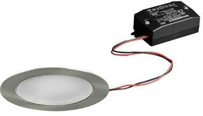 Brumberg 38370153 38370153 LED-Einbauleuchte LED 3 W Nickel
