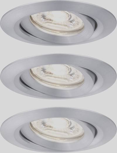 Paulmann 94297 EBL Nova mini Coin LED-Einbauleuchte 3er Set 4 W Aluminium