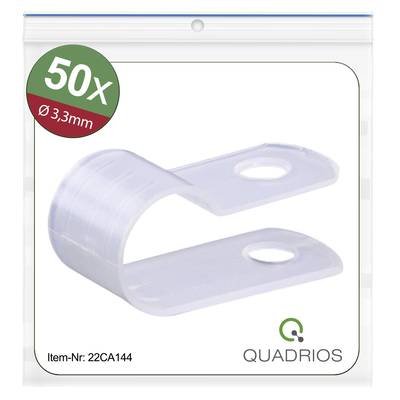 Quadrios 22CA144 Befestigungsschelle schraubbar 22CA144 Bündel-Ø-Bereich 3.3 mm (max) Natural 1 Set