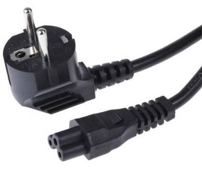 Cliff FCR72037 Strom Netzkabel Schwarz 2 m