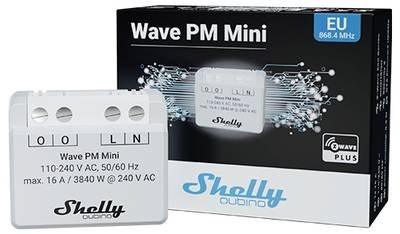 Shelly Shelly Qubino Wave PM Mini Schalt-Messaktor Z-Wave