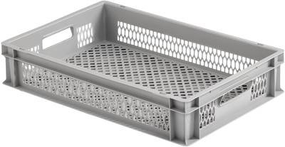 Alutec 75050 Kunststoffbox vergittert (B x H x T) 600 x 120 x 400 mm Grau 1 St.