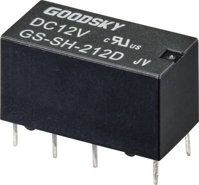 GoodSky GS-SH-212D Printrelais 12 V/DC 2 A 2 Wechsler 1 St. Tube