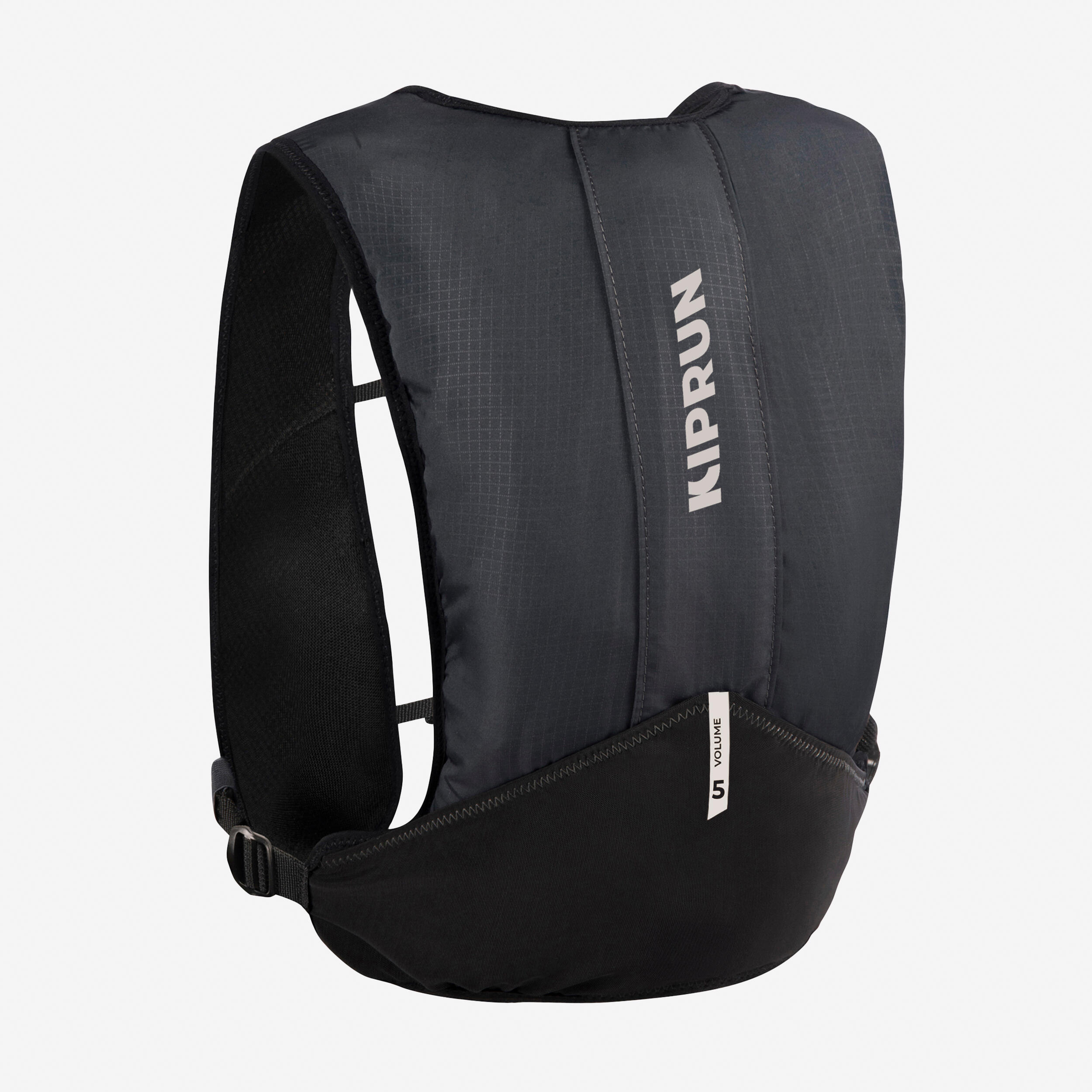 KIPRUN Mochila hidratación unisex+bolsa agua 1L incluida KIPRUN 500 5L essentiel negro