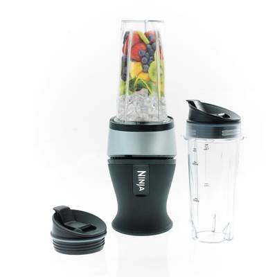 Ninja QB3001EUS Smoothie-Maker 700 W Schwarz, Silber