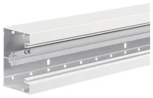 Hager BRA8513019016 Brüstungskanal Unterteil (L x B) 2000 mm x 130 mm 2 m Weiß
