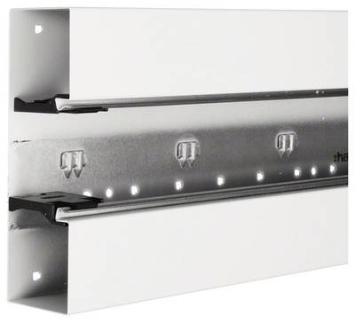 Hager BRS6521019016 Brüstungskanal Unterteil (L x B) 2000 mm x 210 mm 2 m Weiß