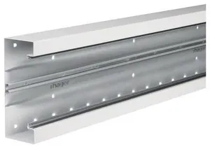 Hager BRS651701B9016 Brüstungskanal Unterteil (L x B) 2000 mm x 170 mm 2 m Weiß