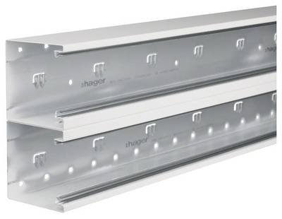 Hager BRS1002101D9016 Brüstungskanal Unterteil (L x B) 2000 mm x 210 mm 2 m Weiß