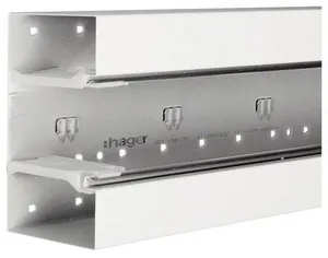 Hager BRS10017019016 Brüstungskanal Unterteil (L x B) 2000 mm x 170 mm 2 m Weiß
