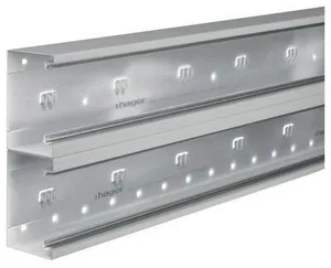 Hager BRS652101DVERZ Brüstungskanal Unterteil (L x B) 2000 mm x 210 mm 2 m Bunt