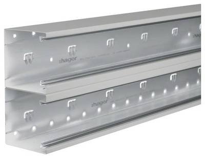 Hager BRS1002101DVERZ Brüstungskanal Unterteil (L x B) 2000 mm x 210 mm 2 m Bunt