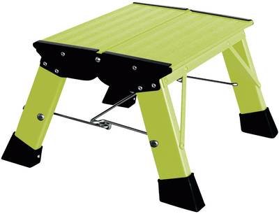 Krause Treppy PlusLine 130365 Aluminium Doppel-Klapptritt klappbar Arbeitshöhe (max.): 2.20 m Grün 1.8 kg