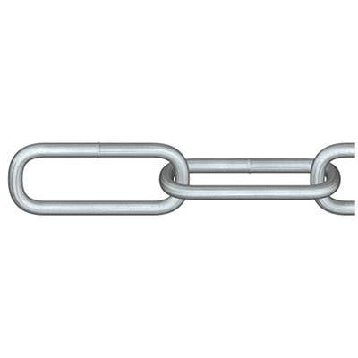 dörner + helmer 171840G Rundstahlkette Silber Stahl galvanisch verzinkt 30 m