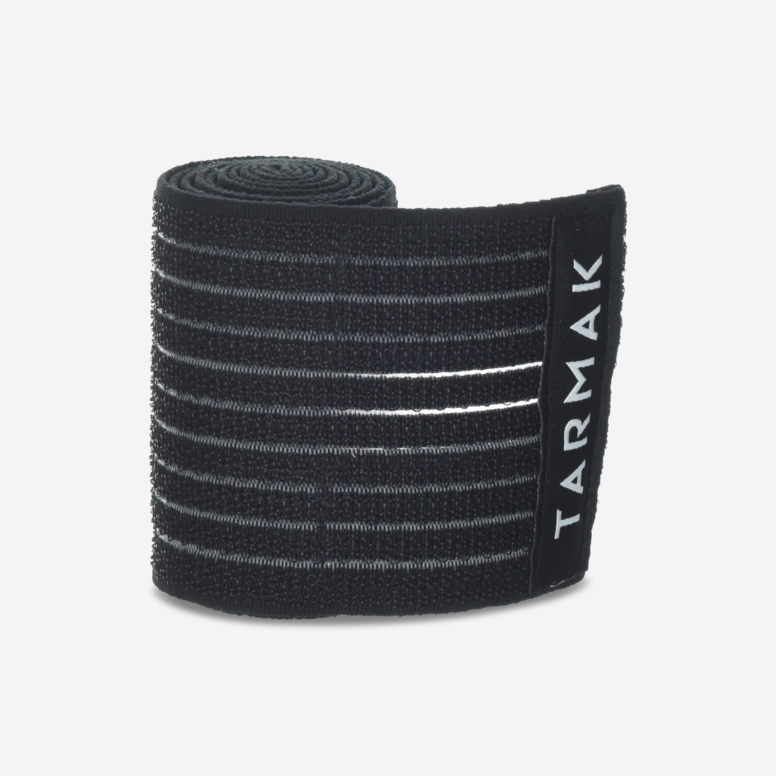 TARMAK Venda de sujeción reutilizable 8 cm x 1,2 m negra