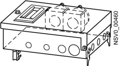 Siemens BVP:203149 Abgangskasten Lichtgrau 3polig 16 A 400 V/AC 1 St.