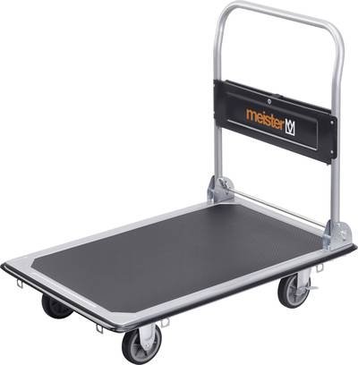Meister Werkzeuge 8985540 Plattformwagen klappbar, mit Ablagefach Stahl Traglast (max.): 300 kg