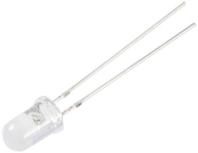 TRU COMPONENTS LED bedrahtet Rot Rund 5 mm 3000 mcd 100 ° 20 mA 2.1 V
