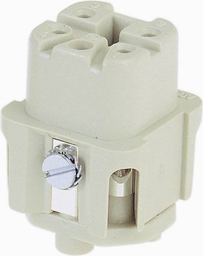 HARTING 09200162812 Buchseneinsatz Han® A 16 + PE Schrauben 1 St.