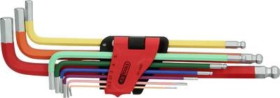 KS Tools 151.4420 Innen-Sechskant Winkelschraubendreher-Set 1.5 mm, 2 mm, 2.5 mm, 3 mm, 4 mm, 5 mm, 6 mm, 8 mm, 10 mm 9t
