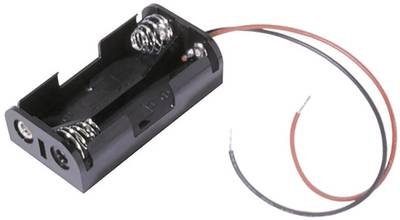 MPD BH2AAW Batteriehalter 2x Mignon (AA) Kabel (L x B x H) 58 x 32 x 16 mm