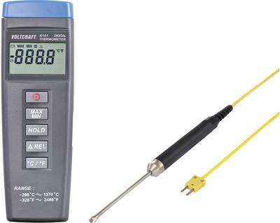 VOLTCRAFT K101 + TP 207 Temperatur-Messgerät Fühler-Typ K