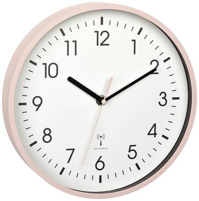 TFA Dostmann 60.3550.16 Funk Wanduhr 24.5 cm x 4.2 cm Rosa