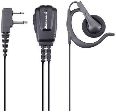 Midland Headset/Sprechgarnitur Mikrofon MA 24-L Pro mit Ohrhörer C1525