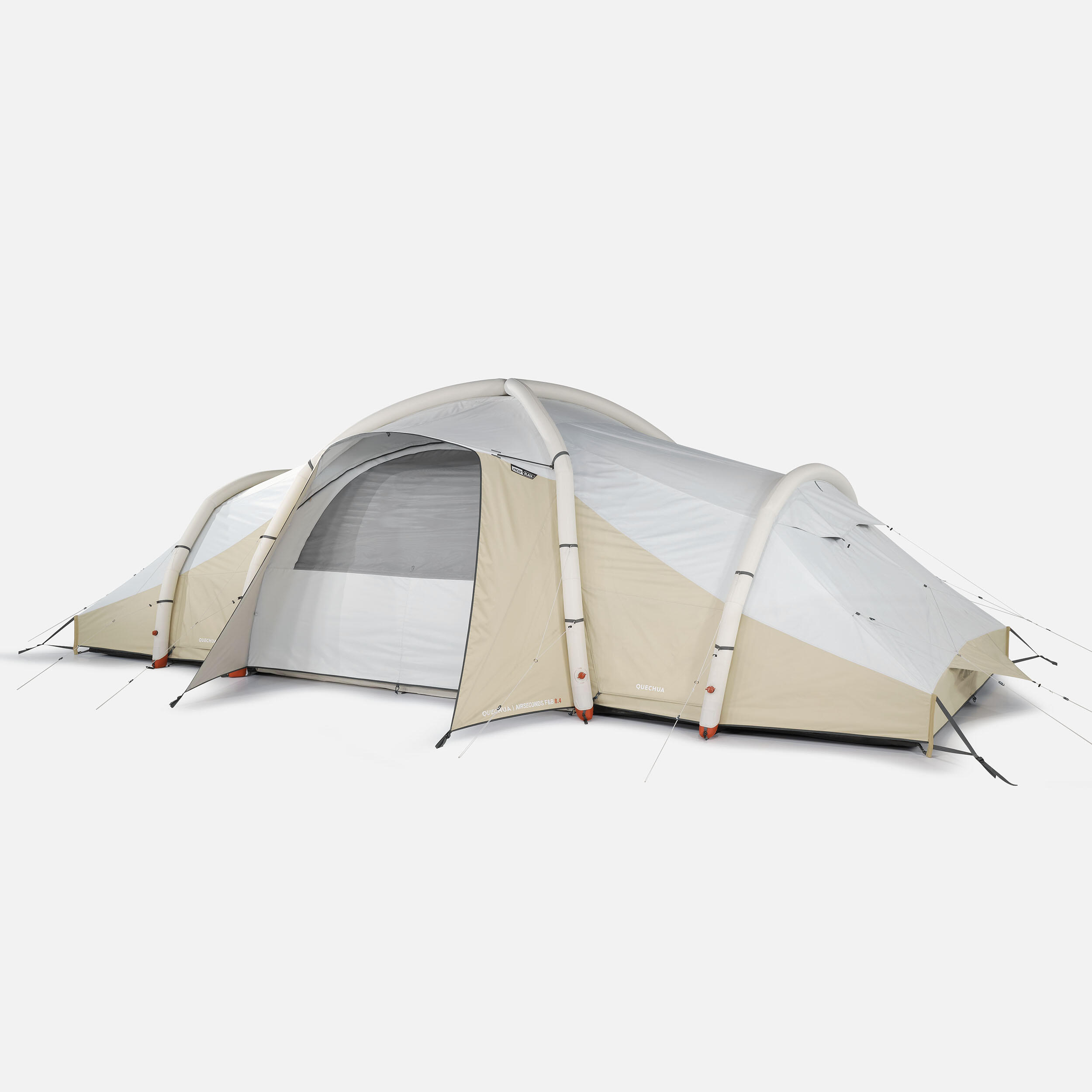 QUECHUA Tienda de campaña familiar 8 personas hinchable Quechua Airseconds 8.4 XL F&B