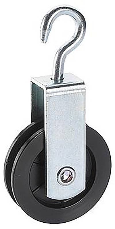 dörner + helmer 4819904 Blockseilrolle 80 mm Kunststoff, Stahl 6 St.