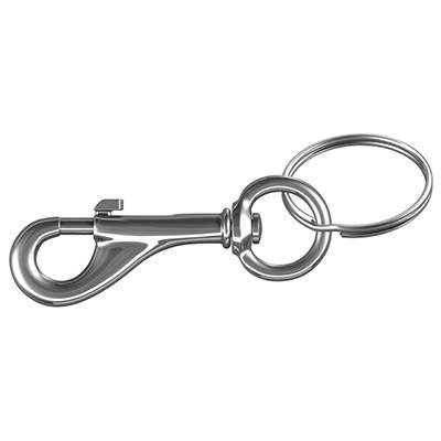 dörner + helmer 4815344 Karabinerhaken vernickelt 70 mm 12 St.