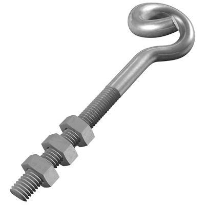 dörner + helmer 4814864 Schraubhaken verzinkt 10 x 140 mm 6 St.