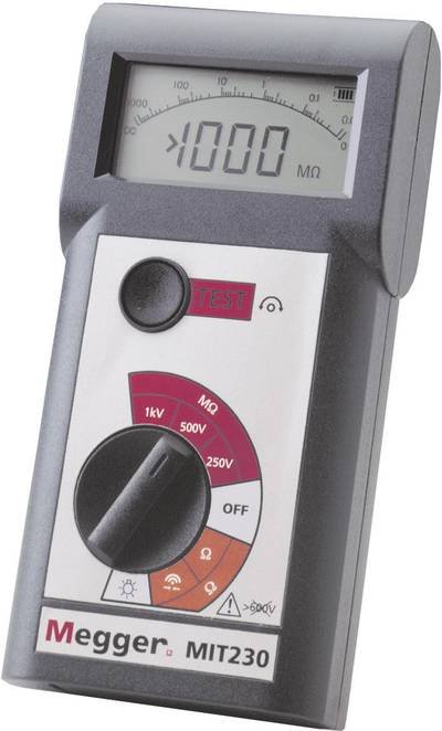 Megger MIT230-EN Isolationsmessgerät 250 V, 500 V, 1000 V 1000 MΩ