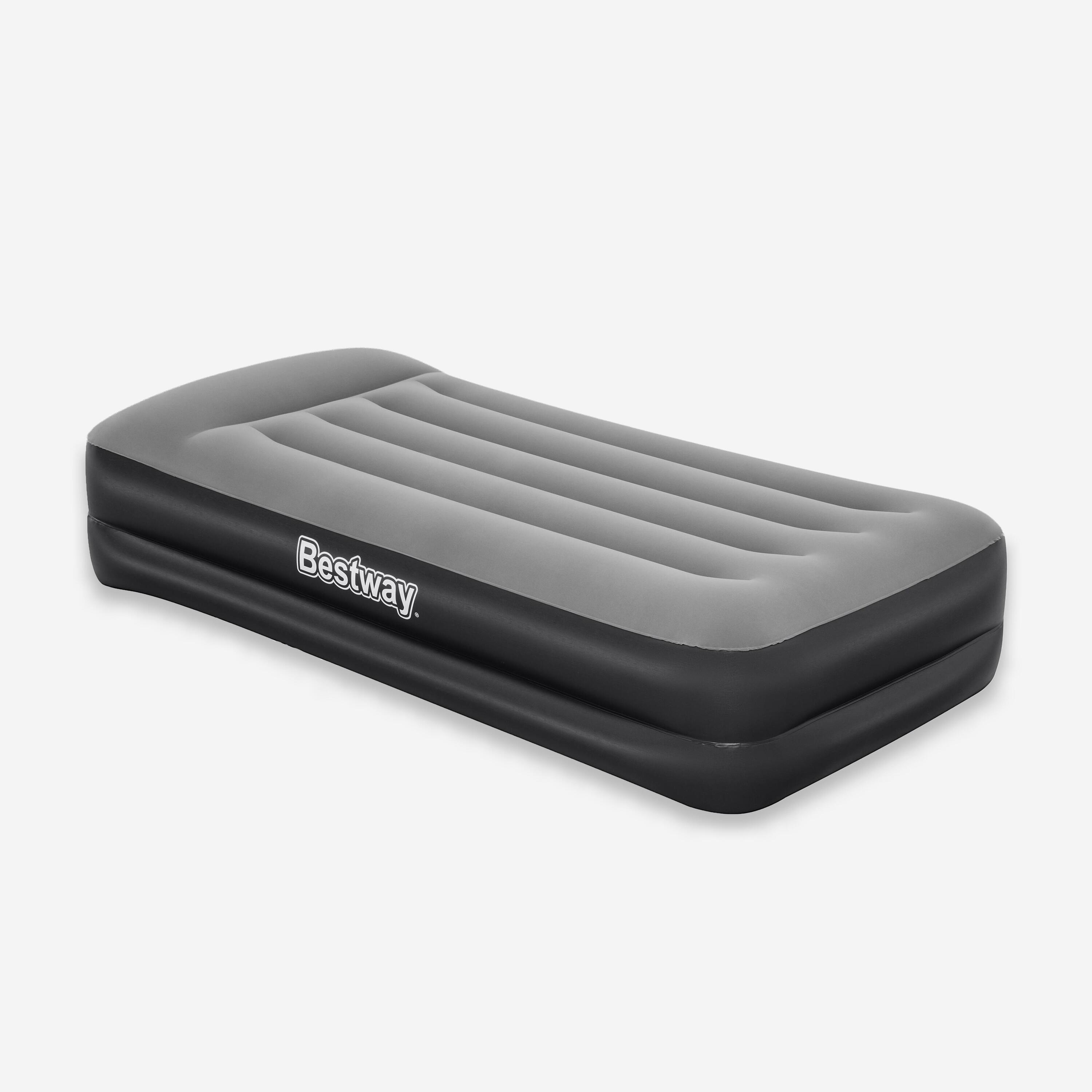 BESTWAY Colchón inflable alto para 1 persona, con bomba eléctrica integrada