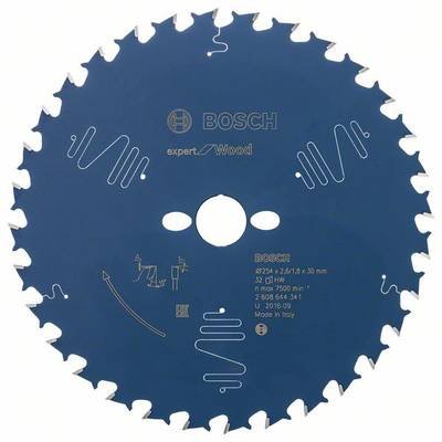 Bosch Accessories Expert for Wood 2608644341 Kreissägeblatt 254 x 30 x 1.8 mm Zähneanzahl: 32 1 St.