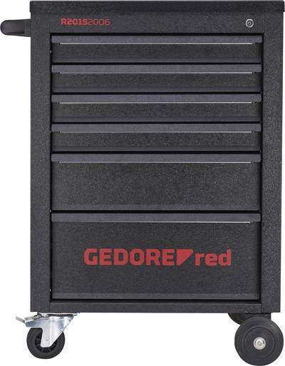 Gedore RED 3300012 Werkstattwagen Stahlblech Herstellerfarbe: Schwarz