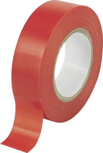 TRU COMPONENTS SW10-160 1564097 Isolierband Rot (L x B) 10 m x 19 mm 1 St.