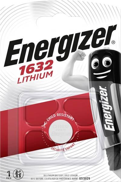 Energizer Knopfzelle CR 1632 3 V 1 St. 130 mAh Lithium CR1632