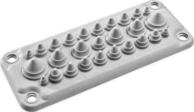Schneider Electric NSYAECPFLT25 Kabeldurchführung Thermoplastisches Elastomer Lichtgrau (RAL 7035) 1 St.