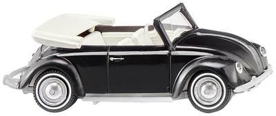 Wiking 0794 06 H0 PKW Modell Volkswagen Käfer 1200 Cabrio, schwarz