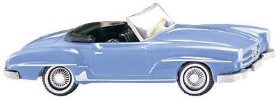 Wiking 0250 02 H0 PKW Modell Mercedes Benz 190 SL Cabrio, hellblau