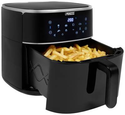 Princess 01.182254.01.001 Heißluft-Fritteuse 8 l 1800 W Antihaftbeschichtung, Heißluft-Funktion, Timerfunktion, Temperat