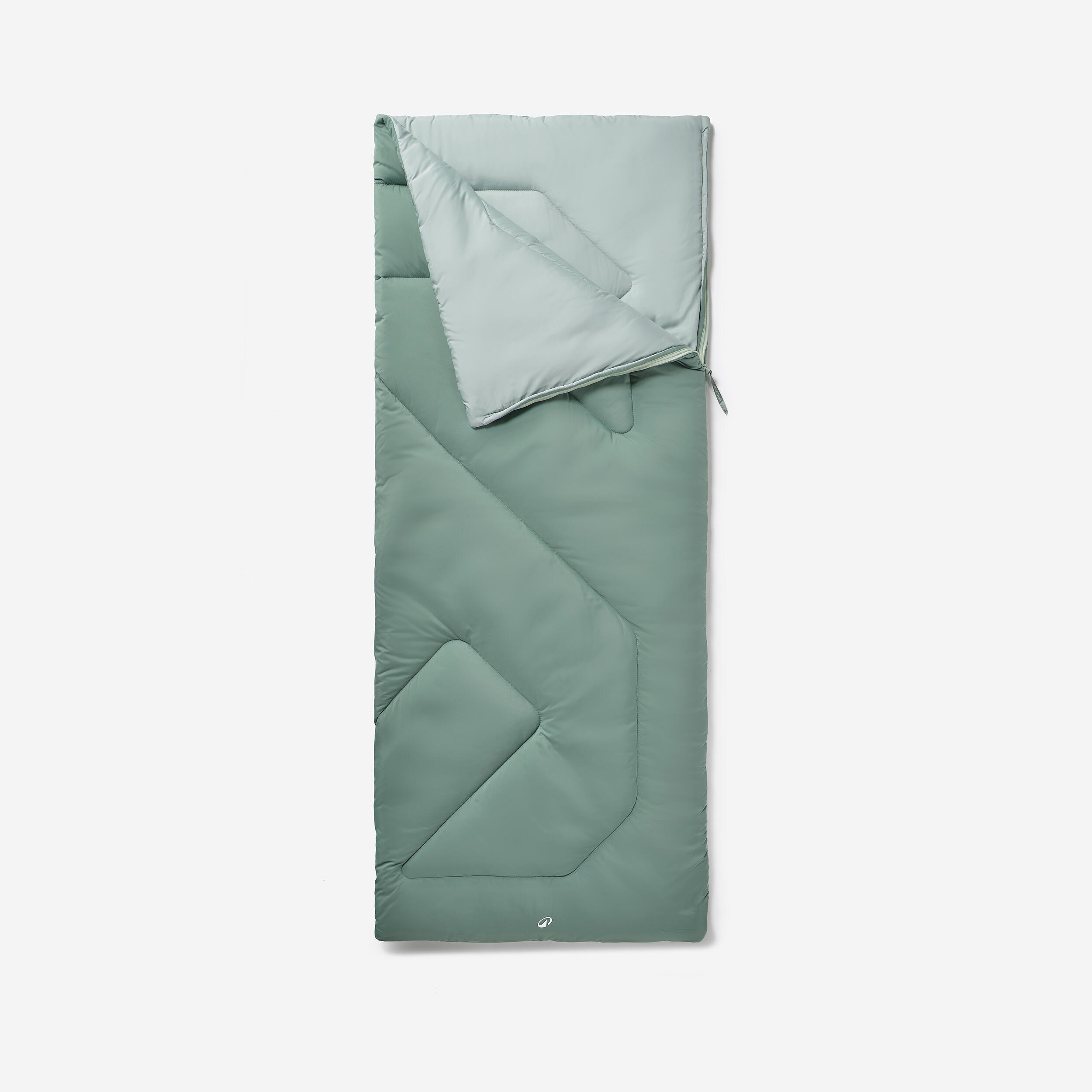 QUECHUA Saco de dormir de camping 10 °C, Comfort verde