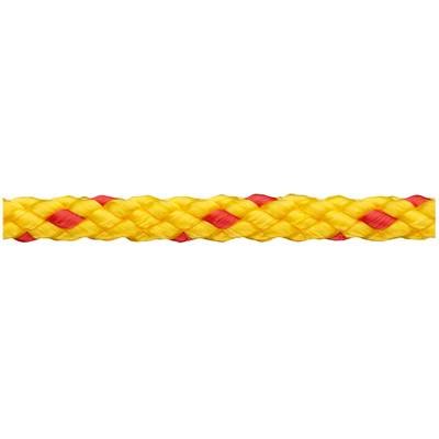 Polypropylenschotleine geflochten (Ø x L) 8 mm x 150 m dörner + helmer 190081 Gelb, Rot