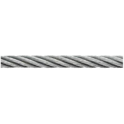 Stahlseil verzinkt (Ø x L) 6 mm x 100 m dörner + helmer 190056 Grau